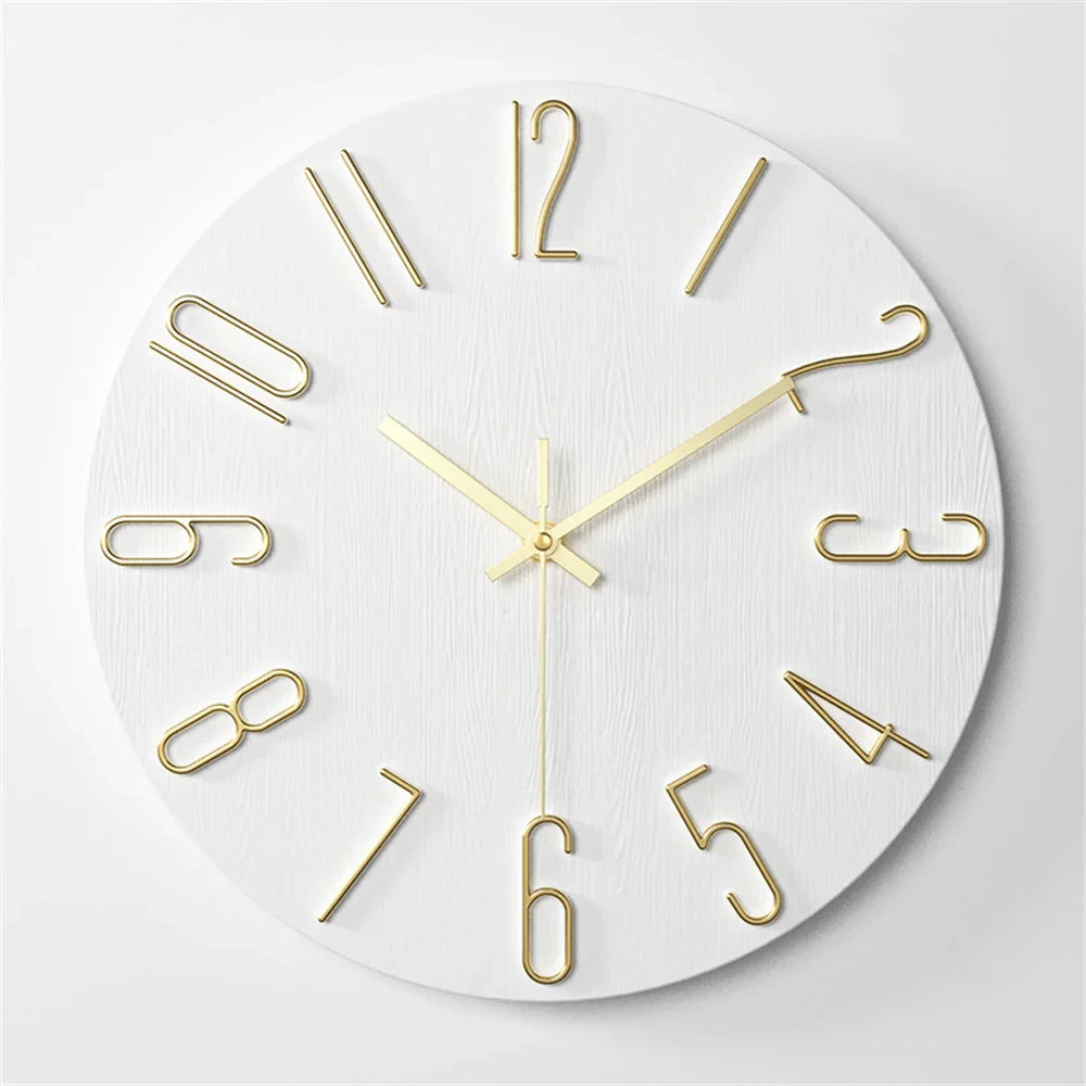 Horloge Murale 3D Élégante | Horloge Murale Design Moderne 14
