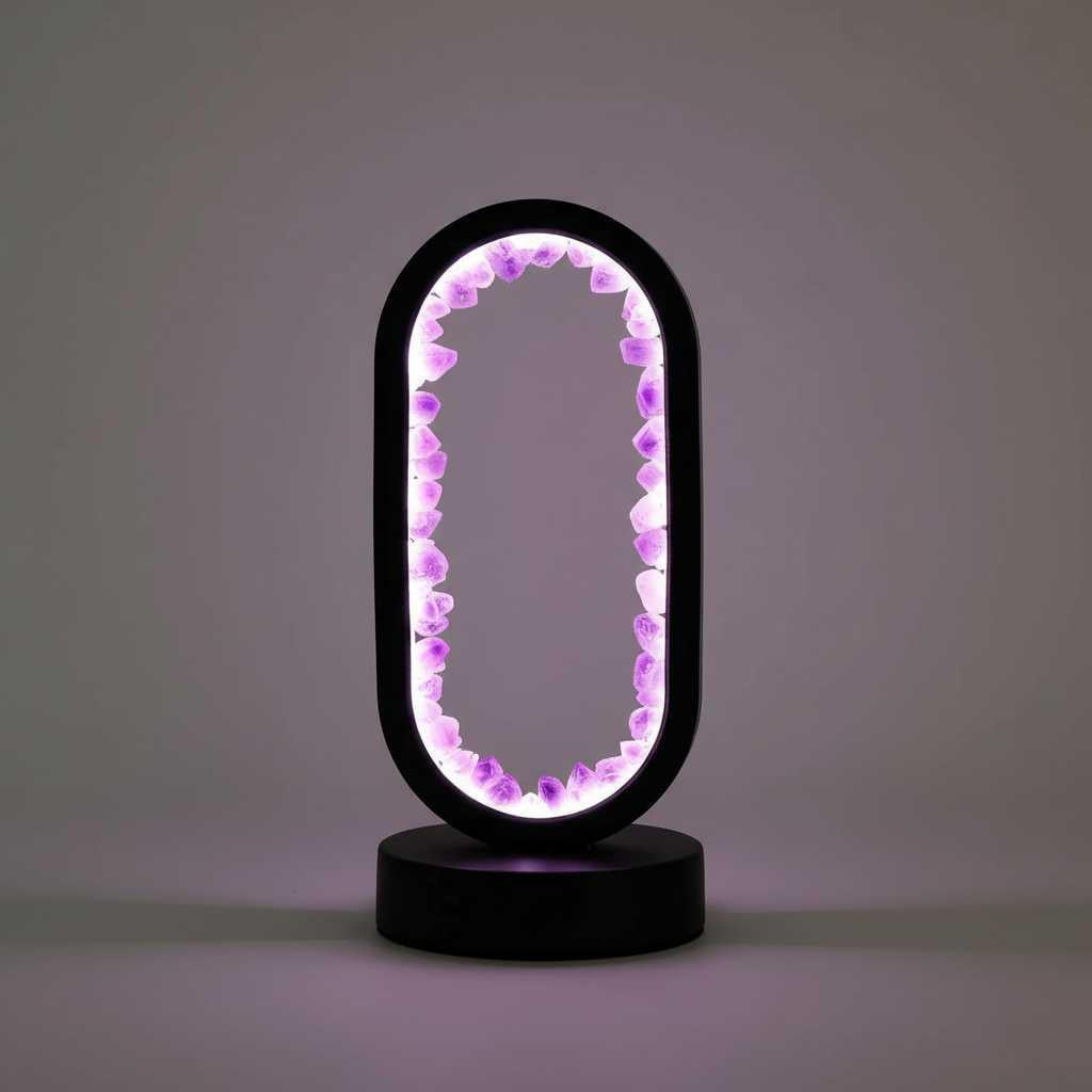 Lampe Aura | Lampe en Améthyste Naturelle
