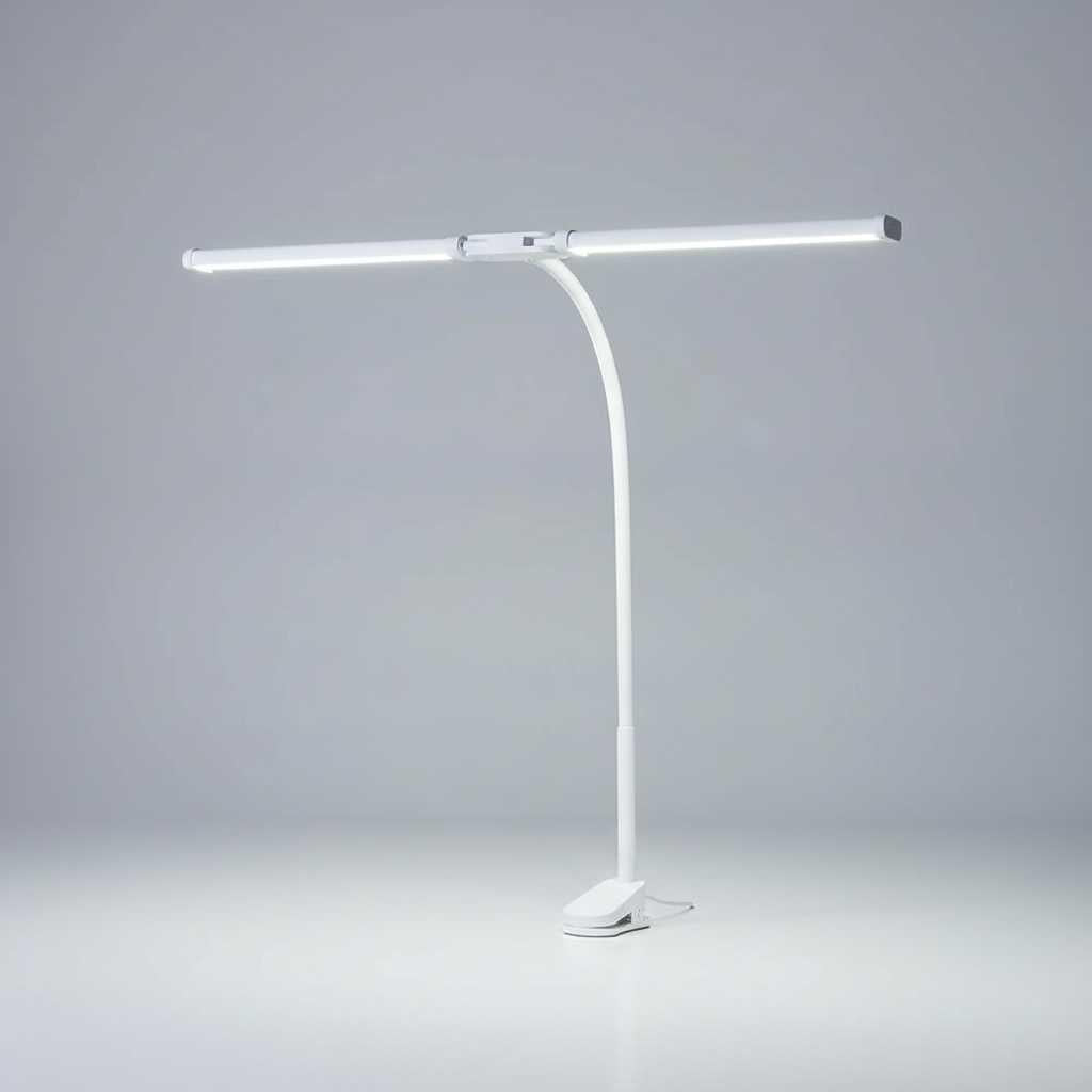 Lampe de Bureau LED à Pince 360° | Éclairage Flexible
