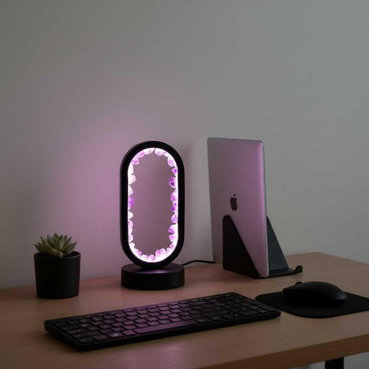 Lampe Aura | Lampe en Améthyste Naturelle