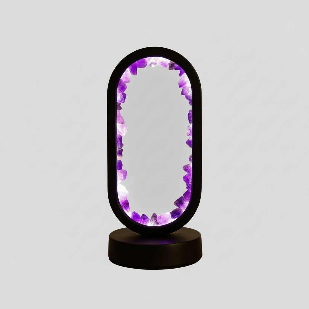 Lampe Aura | Lampe en Améthyste Naturelle