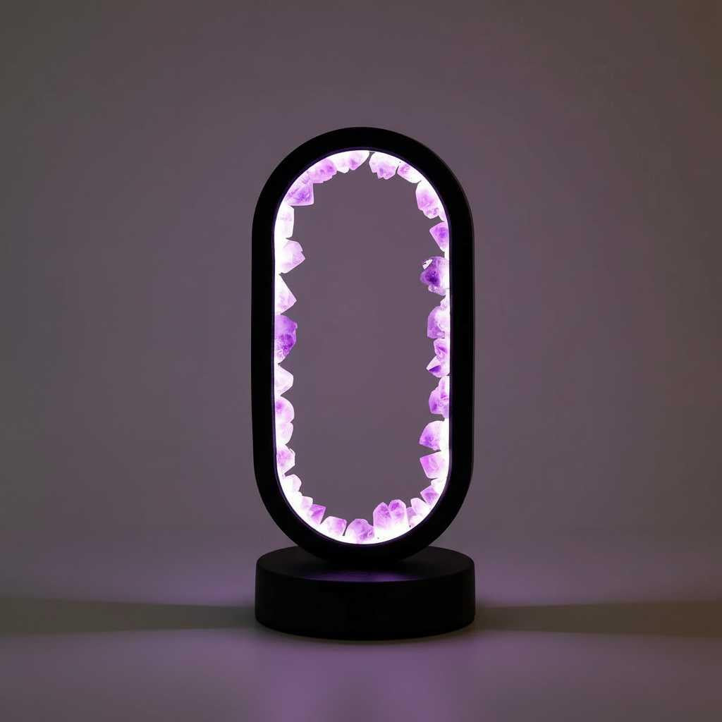 Lampe Aura | Lampe en Améthyste Naturelle