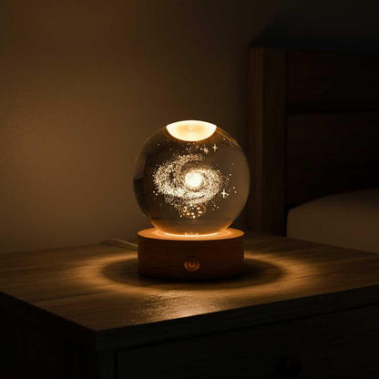 LumiOrb | Lampe de Chevet LED 3D Créative pour Chambre à Coucher