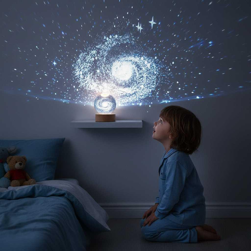 LumiOrb | Lampe de Chevet LED 3D Créative pour Chambre à Coucher