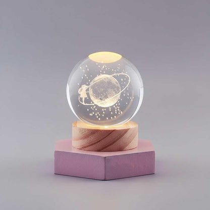 LumiOrb | Lampe de Chevet LED 3D Créative pour Chambre à Coucher